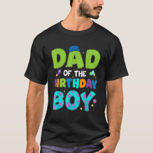 Vater des Geburtstagskinder-Funny Monster Family P T-Shirt