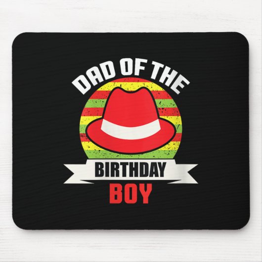 Vater des Geburtstagskinder Mousepad (Vorne)
