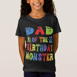 Vater des Geburtstagsmonsters Alien Kind B-Tages-P T-Shirt