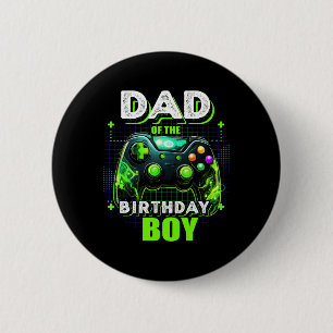 Vater des Geburtstagsspielers "Junge Matching Vide Button
