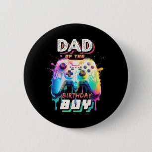 Vater des Geburtstagsspielers "Junge Matching Vide Button
