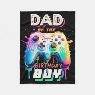 Vater des Geburtstagsspielers "Junge Matching Vide Fleecedecke