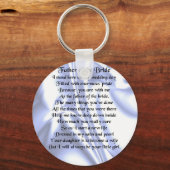 Vater des Gedichts der Braut - Blaue Seide Schlüsselanhänger (Vorderseite)