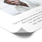 Vater des Gedichts mit Foto-Gedenkstätte Poster (Ecke)