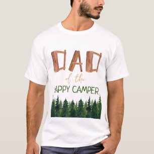 Vater des glücklichen Campers Geburtstag T-Shirt