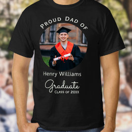 Vater des Graduate Modern Abschluss Day Foto Custo T-Shirt