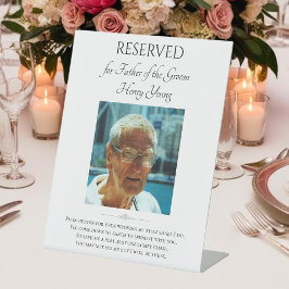 Vater des Groom-Fotos Rettete eine Gedenkstätte fü Sockelschild