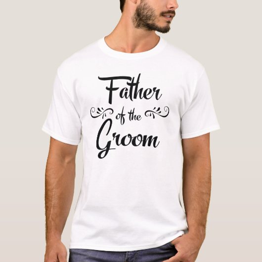 Vater des Groom Funny Probe Dinner T-Shirt (Vorderseite)