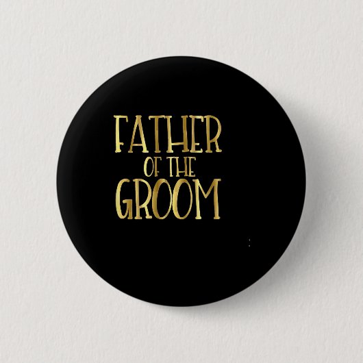 Vater des Groom Wedding Party Bride Vater Button (Vorderseite)