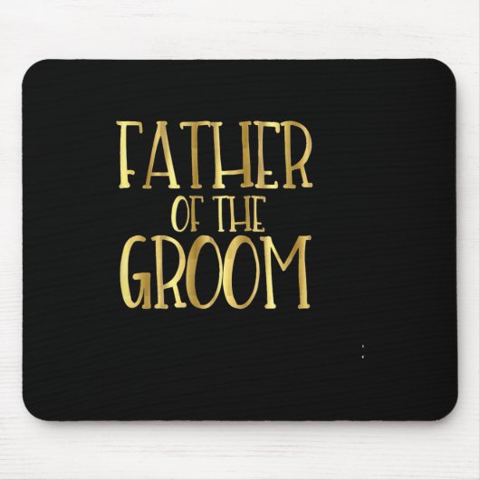 Vater des Groom Wedding Party Bride Vater Mousepad (Vorne)