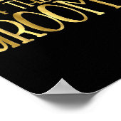 Vater des Groom Wedding Party Bride Vater Poster (Ecke)