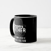 Vater des Groomhochzeitskostümgrooms Tasse (Vorderseite Links)