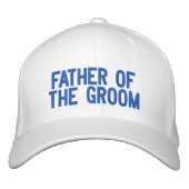 Vater des Grooms Bestickte Kappe (Vorderseite)