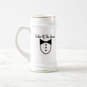 Vater des Grooms Bierglas (Links)