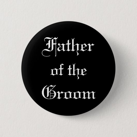 Vater des Grooms Button (Vorderseite)