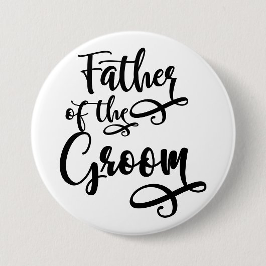 Vater des Grooms Button (Vorderseite)