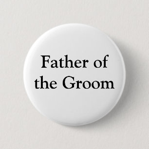 Vater des Grooms Button