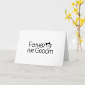 Vater des Grooms Karte (Gelbe Blume)