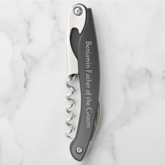 Vater des Grooms Kellnermesser (Vorderseite)