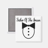 Vater des Grooms Magnet (Vorderseite/Rückseite)