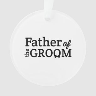 Vater des Grooms Ornament