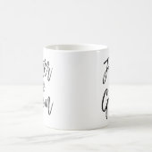 Vater des Grooms | Skriptstil Custom Wedding Kaffeetasse (Mittel)