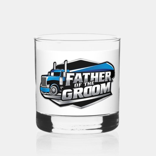 Vater des Grooms Whiskyglas (Vorderseite)