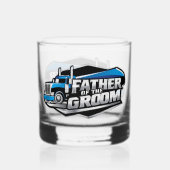 Vater des Grooms Whiskyglas (Rückseite)