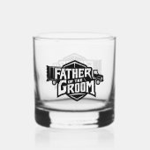 Vater des Grooms Whiskyglas (Rückseite)