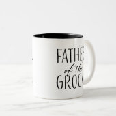 Vater des Grooms Zweifarbige Tasse (VorderseiteRechts)