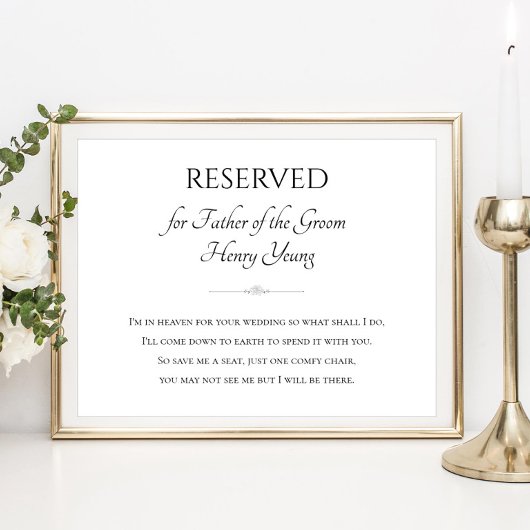 Vater des Gutes, den ich für deine Hochzeit im Him Poster