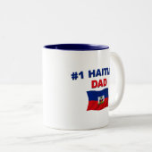 Vater des Haitianer-#1 Zweifarbige Tasse (VorderseiteRechts)