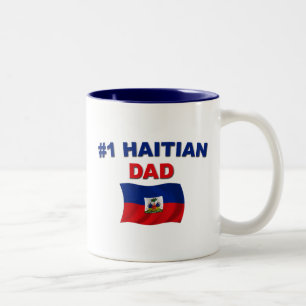 Vater des Haitianer-#1 Zweifarbige Tasse