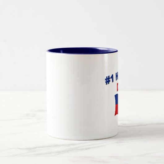 Vater des Haitianer-#1 Zweifarbige Tasse (Mittel)