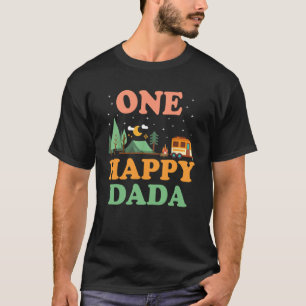Vater des Happy Camper One Happy Dada Camping T-Shirt
