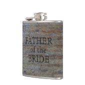 Vater des Hochzeits-Holz-Kornes der Braut-| Flachmann (Links)