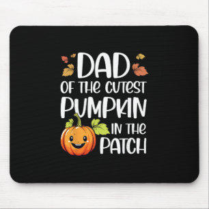 Vater des hübschesten Kürbis auf dem Halloween-Fel Mousepad