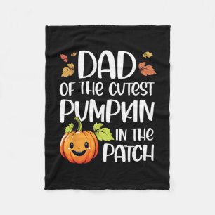 Vater des hübschesten Kürbisses auf dem Halloween- Fleecedecke