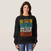 Vater des Hundes Vaterbiers Sweatshirt (Vorne ganz)