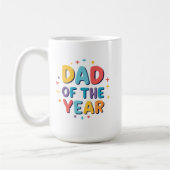 Vater des Jahres - Funny Vatertag Geschenk Kaffeetasse (Links)