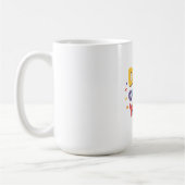 Vater des Jahres - Funny Vatertag Geschenk Kaffeetasse (Links)
