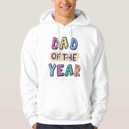 Vater des Jahres Hoodie (Vorderseite)