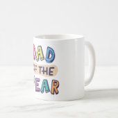 Vater des Jahres Kaffeetasse (VorderseiteRechts)