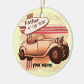 Vater des Jahres Keramik Ornament (Links)