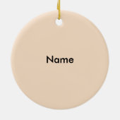 Vater des Jahres Keramik Ornament (Hinten)