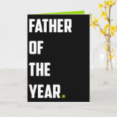 Vater des Jahres lustig Karte (Gelbe Blume)