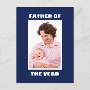 Vater Des Jahres Personalisiertes Benutzerdefinier Postkarte