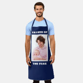 Vater des Jahres Personalisiertes Foto Daddy Schürze (Getragen)