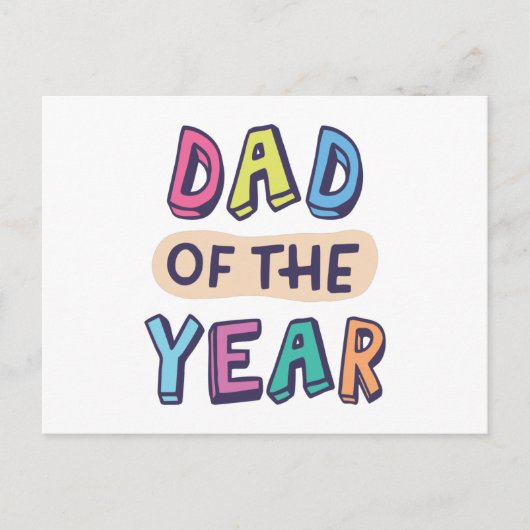 Vater des Jahres Postkarte (Vorderseite)