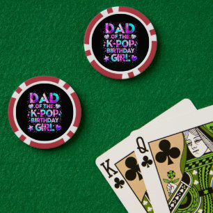 Vater des K-Pop-Geburtstags Koreanische Musik Pokerchips